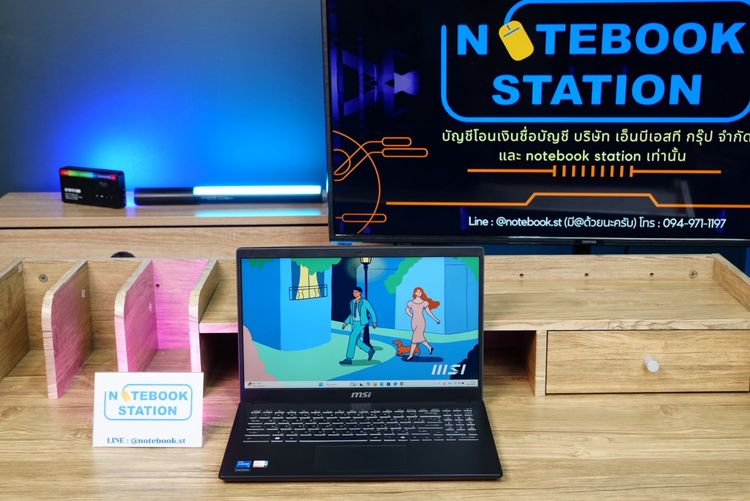 MSI Modern 15 i5-1335U Ram16 512GB M.2 จอ15.6 FHD IPS สเปคทำงานรุ่นใหม่ อุปกรณ์แท้ครบกล่องประกันศูนย์2026 ราคาเพียง 11,990.-เท่านั้น รูปที่ 2