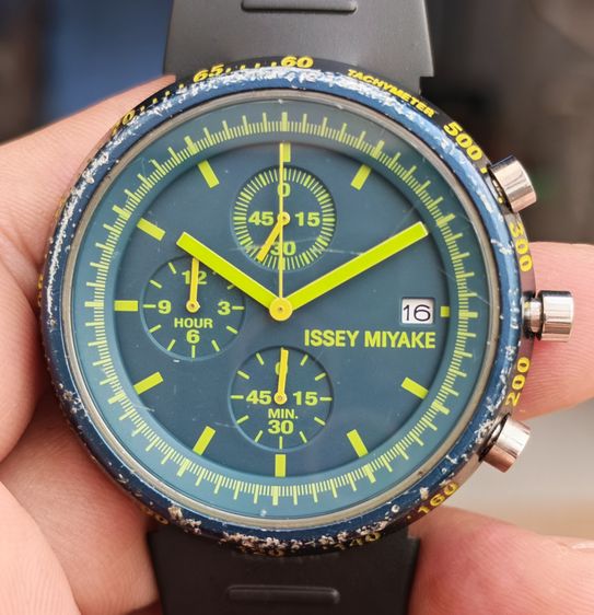 นาฬิกา Issey Miyake Chronograph ของแท้สภาพลุยๆ แบ่งปันถูกที่สุดในตลาดครับ รูปที่ 6