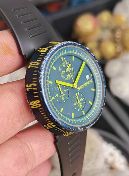 นาฬิกา Issey Miyake Chronograph ของแท้สภาพลุยๆ แบ่งปันถูกที่สุดในตลาดครับ รูปที่ 4