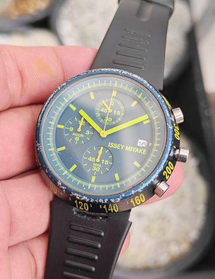 นาฬิกา Issey Miyake Chronograph ของแท้สภาพลุยๆ แบ่งปันถูกที่สุดในตลาดครับ รูปที่ 3