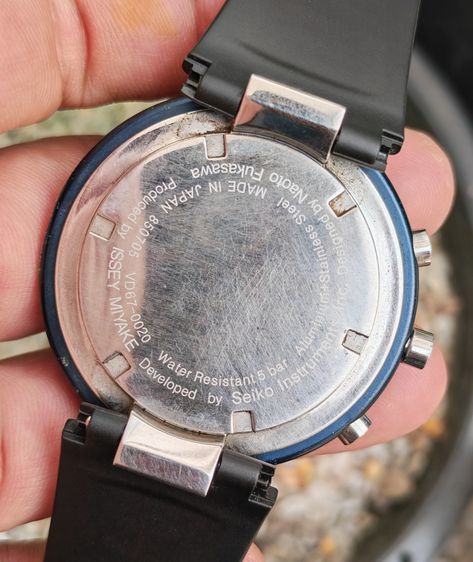 นาฬิกา Issey Miyake Chronograph ของแท้สภาพลุยๆ แบ่งปันถูกที่สุดในตลาดครับ รูปที่ 13