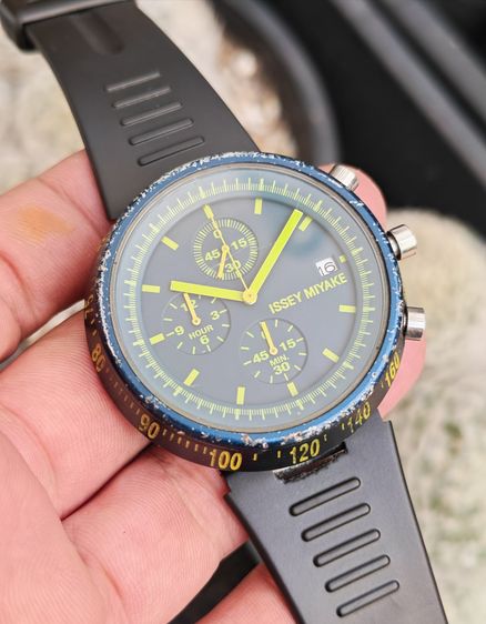 นาฬิกา Issey Miyake Chronograph ของแท้สภาพลุยๆ แบ่งปันถูกที่สุดในตลาดครับ รูปที่ 2
