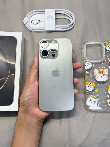 iPhone 16 Pro 256GB (มือสอง) สี Natural Titanium รูปที่ 4