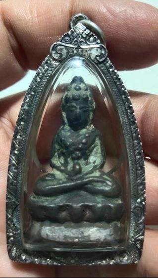 พระชัยหลวงปู่เอี่ยม วัดหนัง เนื้อสัมฤทธิ์ ใต้ฐานอุดชันณรงค์