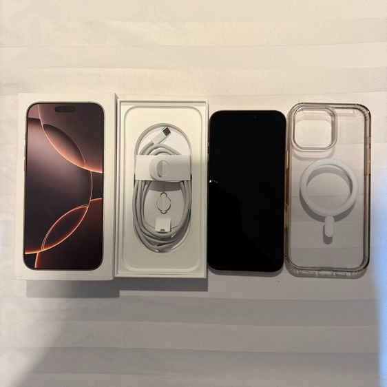 มากกว่า 512 GB ขาย iPhone 16 Pro Desert Titanium ความจุ 1 TB ประกันหมดแล้ว