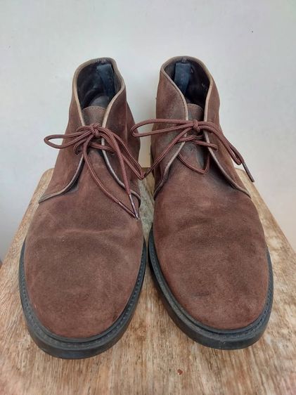 รองเท้าหนังกลับสีน้ำตาล Fratelli Rossetti ขนาด 7 US วัดจริง 26.5 ซม. หนังสวย พื้นเต็ม