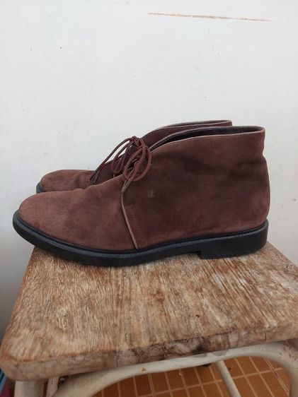 รองเท้าหนังกลับสีน้ำตาล Fratelli Rossetti ขนาด 7 US วัดจริง 26.5 ซม. หนังสวย พื้นเต็ม รูปที่ 2