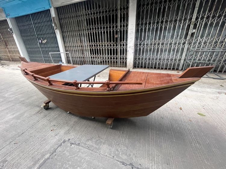 ขายเรือไม้แท้ ไว้สำหรับนั่งเล่น2ที่นั่ง มาตราฐาน ไว้สำหรับแต่งร้าน แต่งบ้าน รูปที่ 10