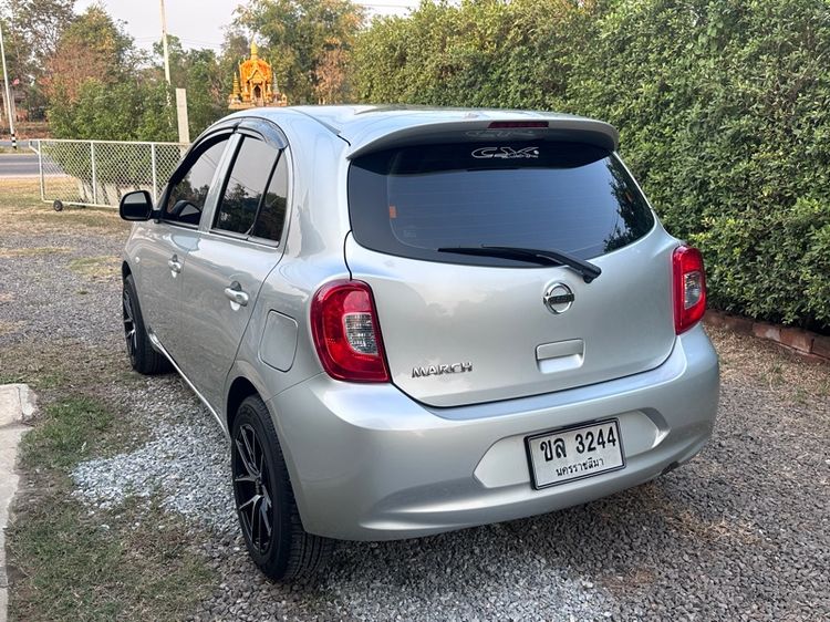 Nissan March 2017 1.2 E Sedan เบนซิน ไม่ติดแก๊ส เกียร์ธรรมดา บรอนซ์เงิน รูปที่ 3