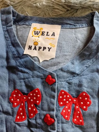 เสื้อยีนส์ป้าย wela happy 🙂 รูปที่ 2