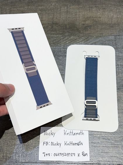 สาย Apple Watch Ultta3 สี Blue ขนาด49mm. ไซส์L