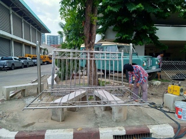 รั้วสแตนเลส เกรด304 