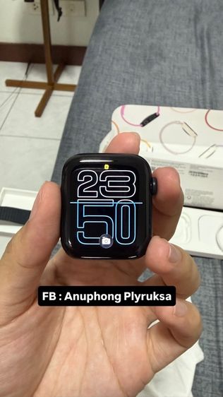 น้ำเงิน สแตนเลส Apple Watch SE3