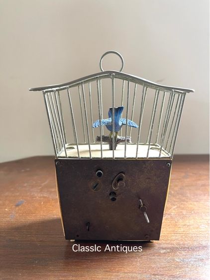 นาฬิกา ปลุก กรงนก GERMANY เก่าโบราณสะสม รูปที่ 6