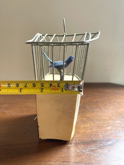 นาฬิกา ปลุก กรงนก GERMANY เก่าโบราณสะสม รูปที่ 9