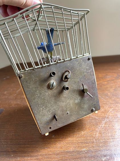 นาฬิกา ปลุก กรงนก GERMANY เก่าโบราณสะสม รูปที่ 10