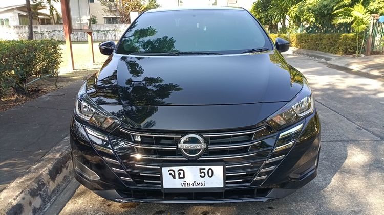 Nissan Almera 2024 1.0 EL Sedan เบนซิน ไม่ติดแก๊ส เกียร์อัตโนมัติ ดำ รูปที่ 2