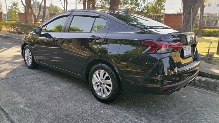 Nissan Almera 2024 1.0 EL Sedan เบนซิน ไม่ติดแก๊ส เกียร์อัตโนมัติ ดำ รูปที่ 4