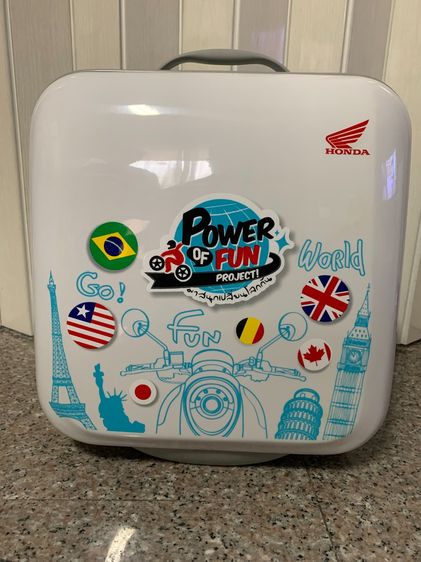 📌📌 💯 ขายกระเป๋าHondaเดินทางล้อลาก 2 ล้อ ขนาด 16 นิ้ว ของใหม่ พร้อมกล่อง รูปที่ 2