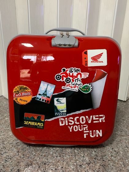 📌📌 💯 ขายกระเป๋าHondaเดินทางล้อลาก 2 ล้อ ขนาด 16 นิ้ว ของใหม่ พร้อมกล่อง รูปที่ 10