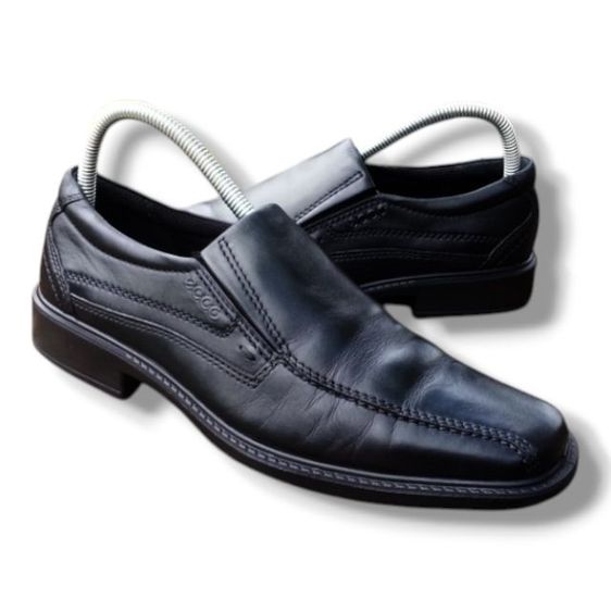 ดำ หนังแท้ อื่นๆ รองเท้าหนังกึ่งทางการ UK 8 | EU 42 | US 9.5 ecco slip on 42 26.5cm.