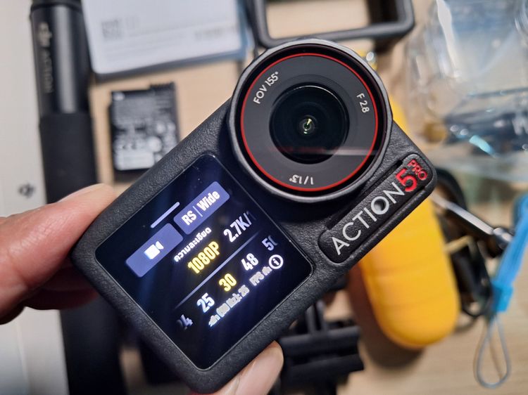 ผ่อน+รูดบัตรเครดิต ผ่าน Shopee ได้ ประกันศูนย์เหลืออีกยาวๆ 9 เดือน DJI Osmo Action 5 Pro Adventure Combo กล้องแอคชั่น รูปที่ 9