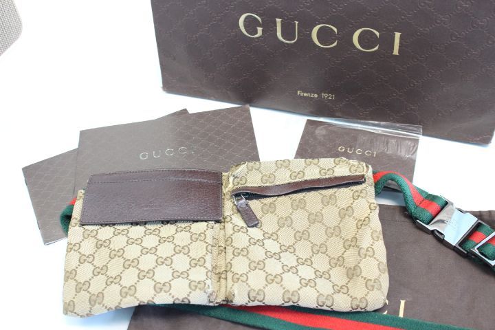 กระเป๋า Gucci Belt Bag แท้ มือสอง หายาก rear item รูปที่ 6