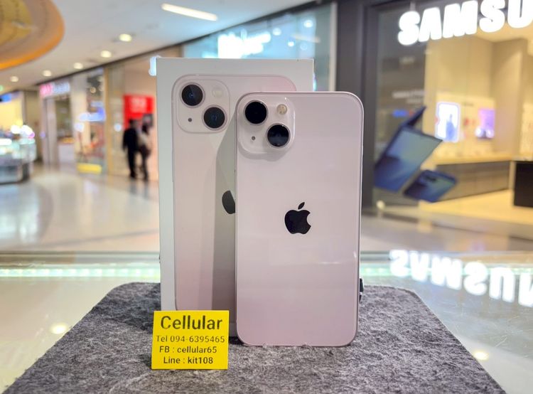 128 GB iPhone 13 128GB Batt100 สภาพสวยมาก เครื่องไทย ครบกล่อง