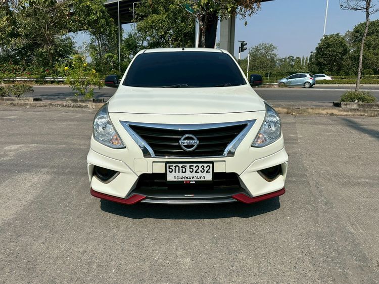 Nissan Almera 2016 1.2 EL Sedan เบนซิน ไม่ติดแก๊ส เกียร์อัตโนมัติ ขาว รูปที่ 3