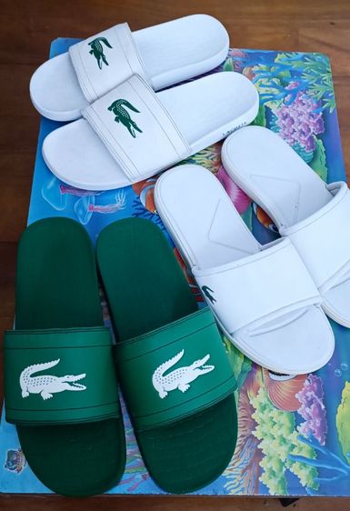 หลากสี อื่นๆ UK 10 | EU 44 2/3 | US 10.5 รองเท้าแตะ LACOSTE มี 3 คู่