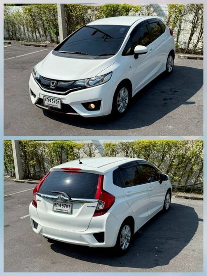 Honda Jazz 2017 1.5 V+ Sedan เบนซิน ไม่ติดแก๊ส เกียร์อัตโนมัติ ขาว รูปที่ 2