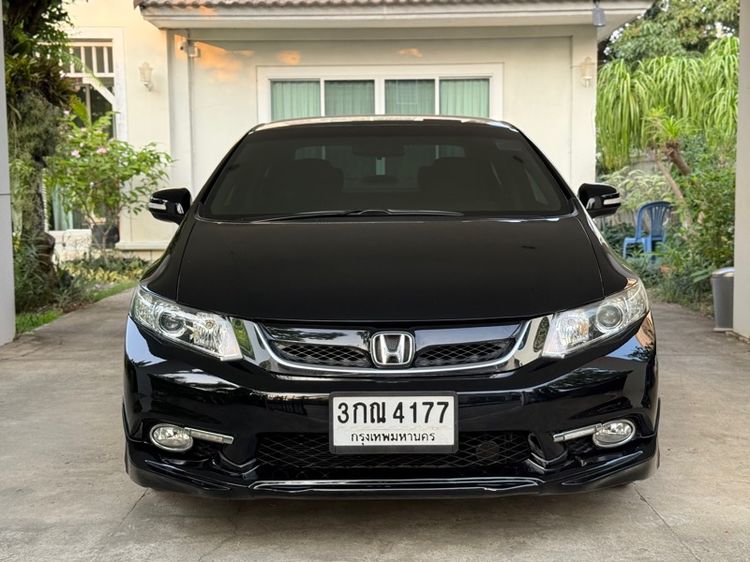 Honda Civic 2014 1.8 Modulo Sedan เบนซิน ไม่ติดแก๊ส เกียร์อัตโนมัติ ดำ รูปที่ 3