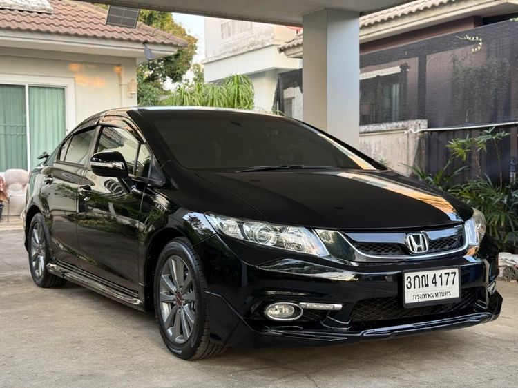 Honda Civic 2014 1.8 Modulo Sedan เบนซิน ไม่ติดแก๊ส เกียร์อัตโนมัติ ดำ รูปที่ 2