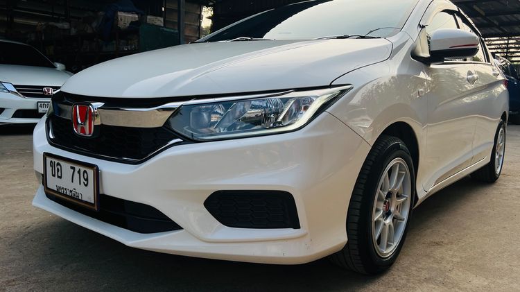 Honda City 2018 1.5 S i-VTEC Sedan เบนซิน เกียร์อัตโนมัติ ขาว รูปที่ 4