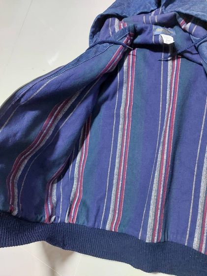 Vintage Oshkosh B'GOSH เสื้อแจ๊คเก็ตผ้าเดนิม Hoodie Size MR Made in USA  สภาพสวยเหมือนใหม่ สาย Workwear ไม่ควรพลาด รูปที่ 11