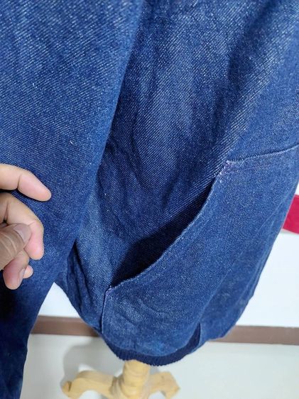 Vintage Oshkosh B'GOSH เสื้อแจ๊คเก็ตผ้าเดนิม Hoodie Size MR Made in USA  สภาพสวยเหมือนใหม่ สาย Workwear ไม่ควรพลาด รูปที่ 4