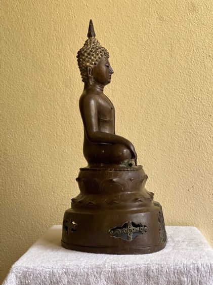 พระบูชาเชียงแสนสิงห์สาม เนื้อสัมฤทธิ์ หน้าตัก 7 นิ้ว สูง 16.5 นิ้ว รูปที่ 3
