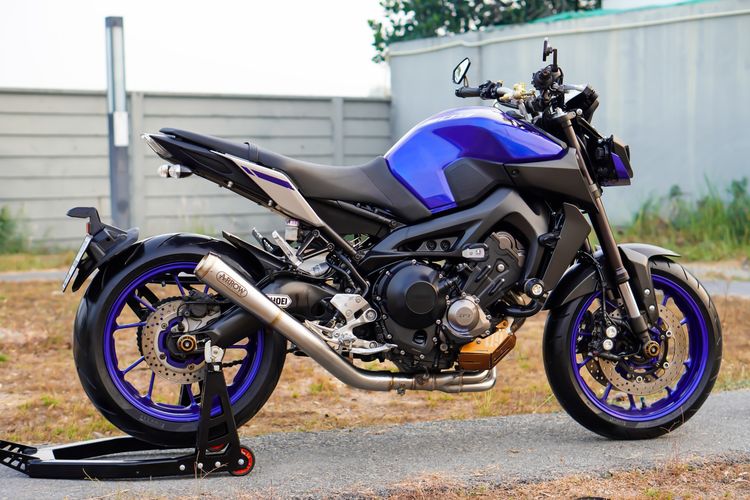 YAMAHA MT-09 ABS ปี 2018 เริ่มต้นฟรีดาวน์ พร้อมของแต่งจัดเต็มพร้อมใช้ รูปที่ 11