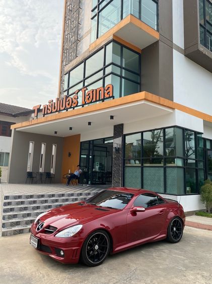 รถ Mercedes-Benz SLK-Class SLK200 สี แดง