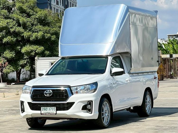 Toyota Hilux Revo 2020 2.4 J Pickup ดีเซล ไม่ติดแก๊ส เกียร์ธรรมดา ขาว รูปที่ 2