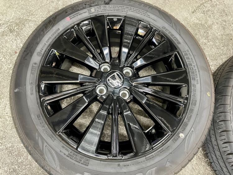 ล้อแม็ก HONDA CITY EHEV RS ขอบ 16” ถอดป้ายแดง ยาง DUNLOP 185-60R16 ปี 25 สีเส้นตุ่มหน้ายางยังอยู่ครบ รูปที่ 8