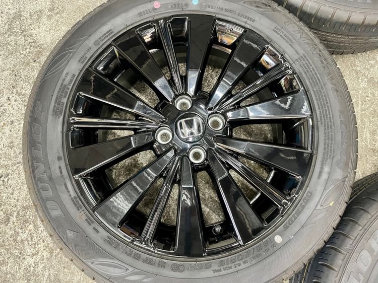 ล้อแม็ก HONDA CITY EHEV RS ขอบ 16” ถอดป้ายแดง ยาง DUNLOP 185-60R16 ปี 25 สีเส้นตุ่มหน้ายางยังอยู่ครบ รูปที่ 7