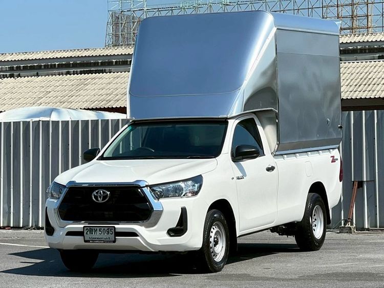 Toyota Hilux Revo 2020 2.4 Entry Pickup ดีเซล ไม่ติดแก๊ส เกียร์ธรรมดา ขาว รูปที่ 2