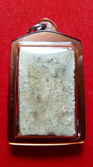 พระสมเด็จบางขุนพรหม พิมพ์ฐานแซม กรุใหม่ เนื้อขาวนวน พร้อมเลี่ยมเก่า รูปที่ 9