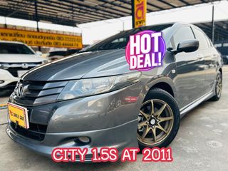 2011 Honda CITY 1.5S AT ✅รถบ้านตัวจริง🎀144,400 กิโลเมตรเท่านั้น 🌈ภายในสวยเนียนตามาก 😁เจ้าของดูแลถึง