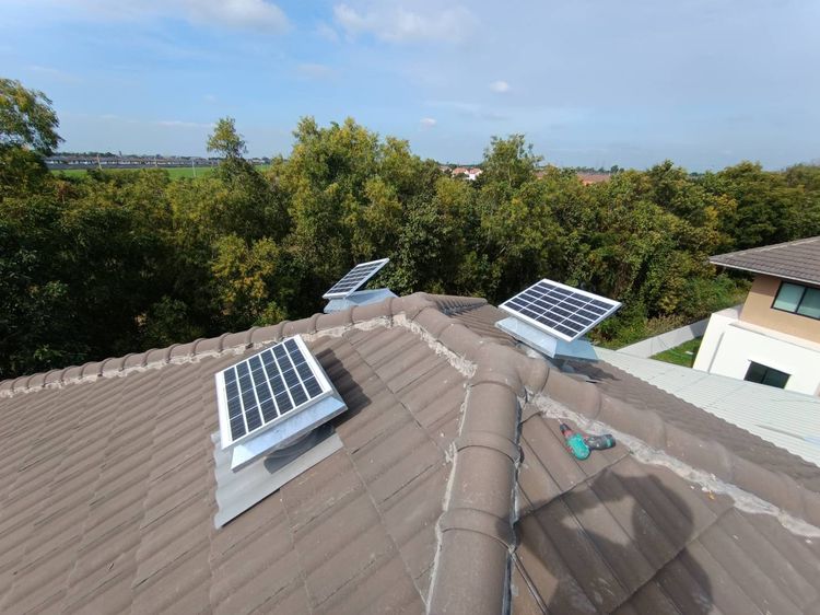 พัดลมระบายอากาศหลังคาพลังงานแสงอาทิตย์ รูปที่ 13