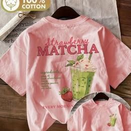 Women t-shirt MATCHA เสื้อยืดผู้หญิง มัทฉะ