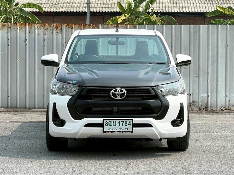 Toyota Hilux Revo 2022 2.4 Entry Pickup ดีเซล ไม่ติดแก๊ส เกียร์ธรรมดา ขาว รูปที่ 2