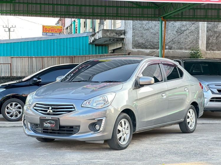 Mitsubishi Attrage 2015 1.2 GLX Sedan เบนซิน ไม่ติดแก๊ส เกียร์อัตโนมัติ เทา รูปที่ 4