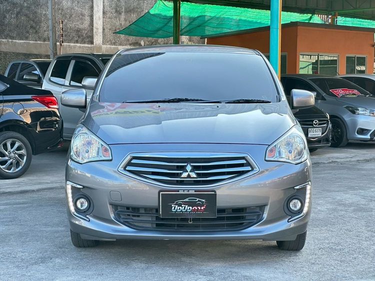 Mitsubishi Attrage 2015 1.2 GLX Sedan เบนซิน ไม่ติดแก๊ส เกียร์อัตโนมัติ เทา รูปที่ 2